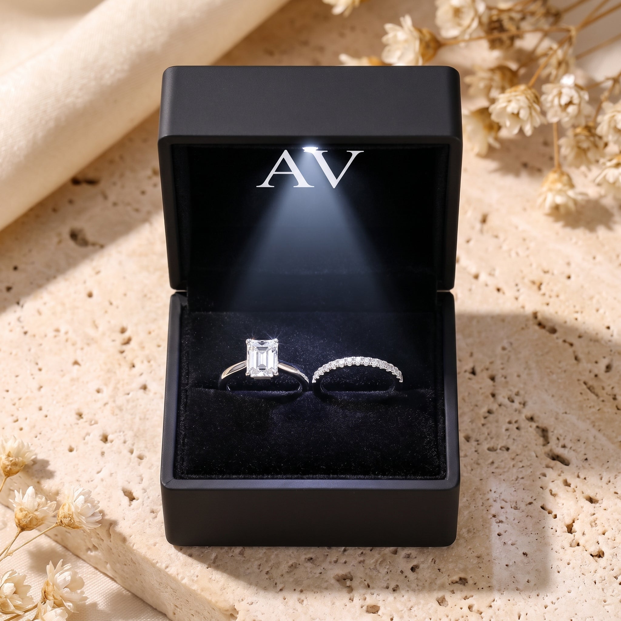YLQ4608-rings - Premium LED Gift Box Presentation