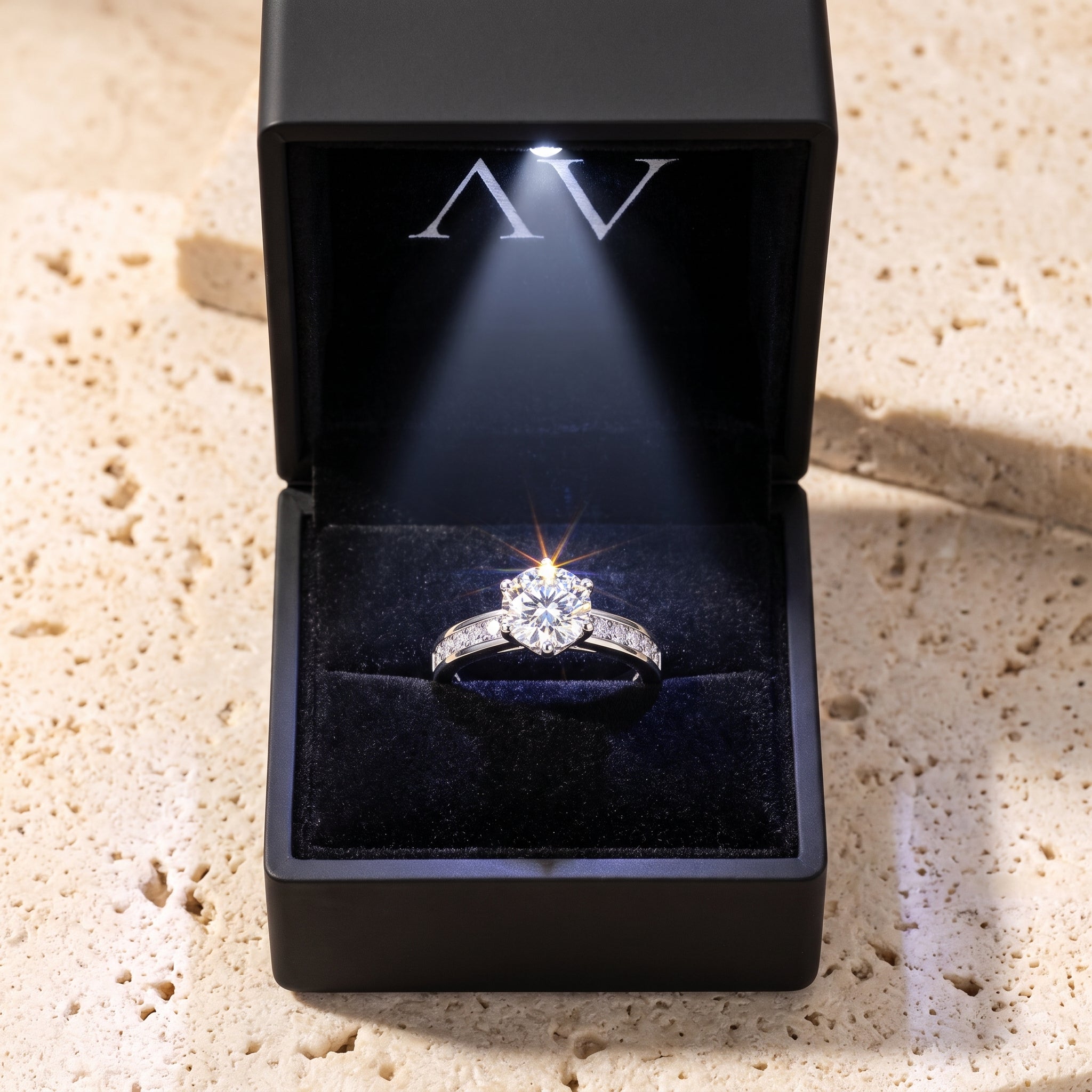 YLQ4625-rings - Premium LED Gift Box Presentation