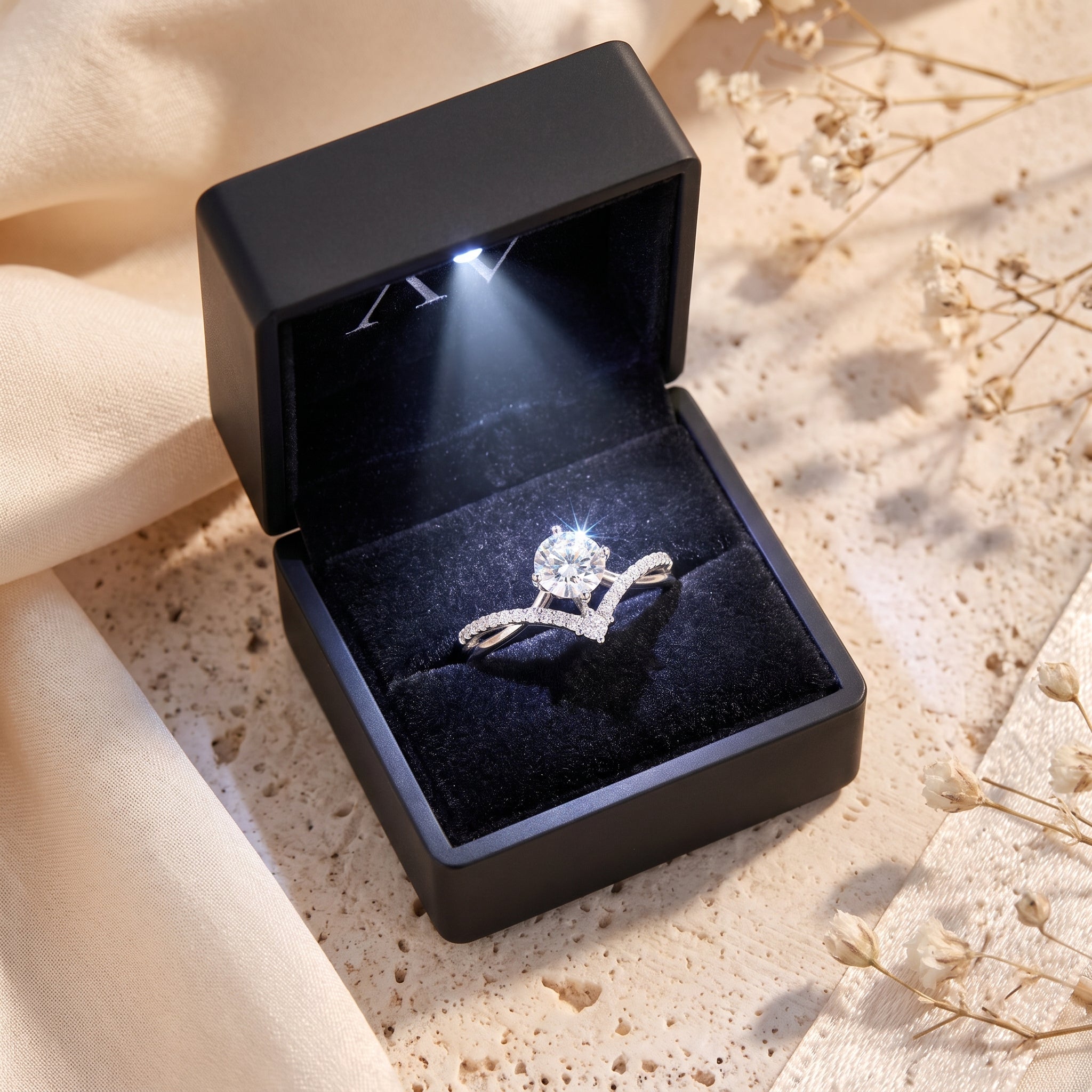 YLQ4714-rings - Premium LED Gift Box Presentation