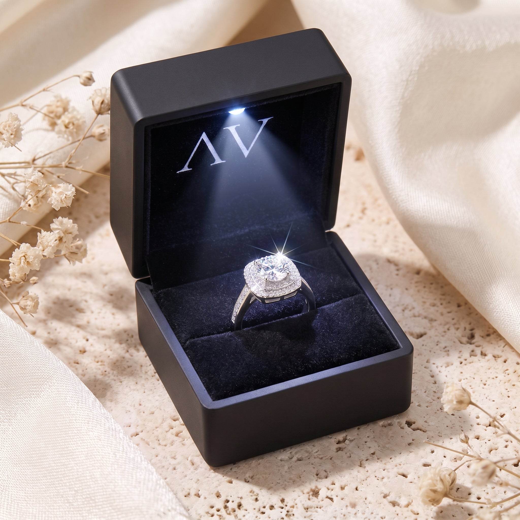 YLQ4719-rings - Premium LED Gift Box Presentation