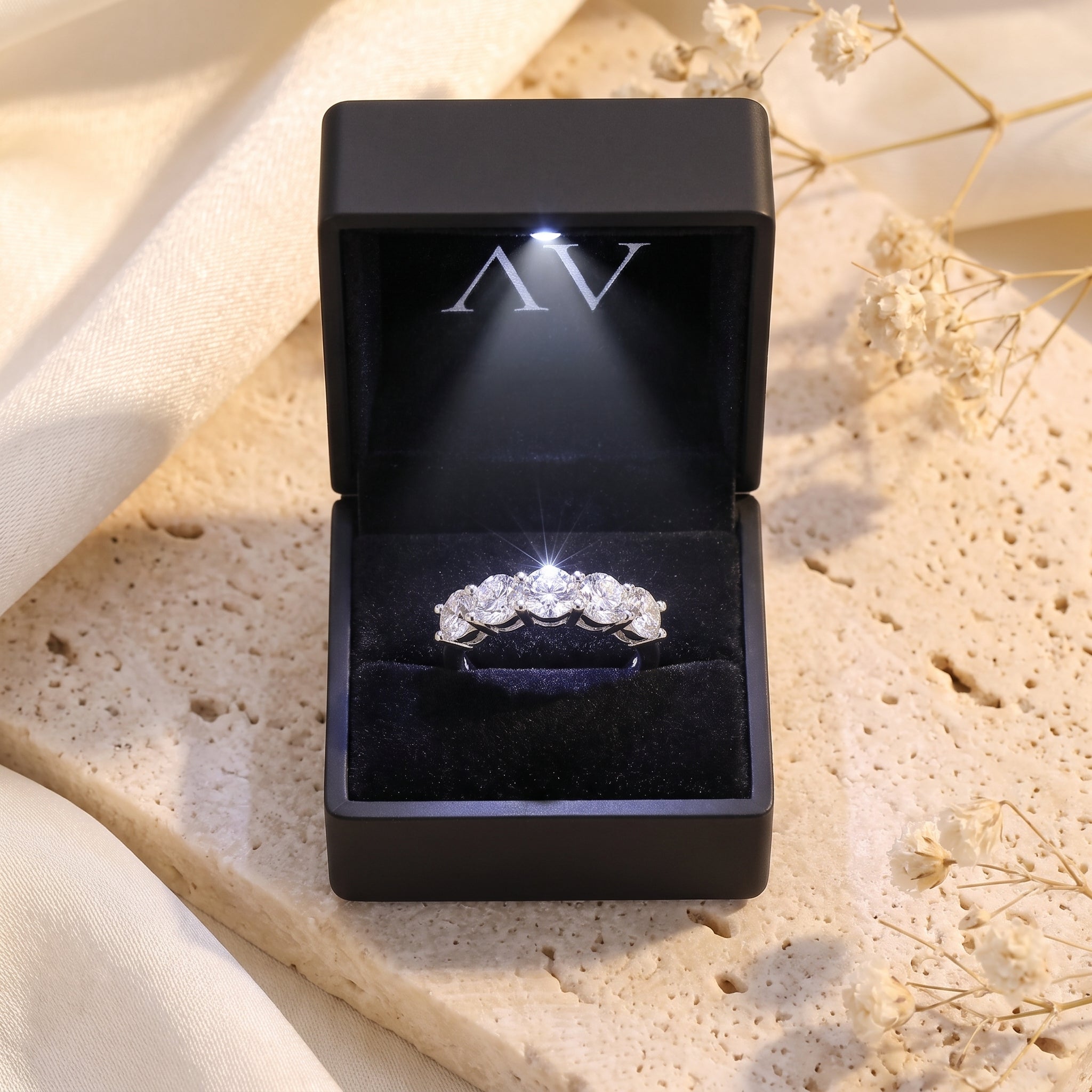 YLQ4847-rings - Premium LED Gift Box Presentation