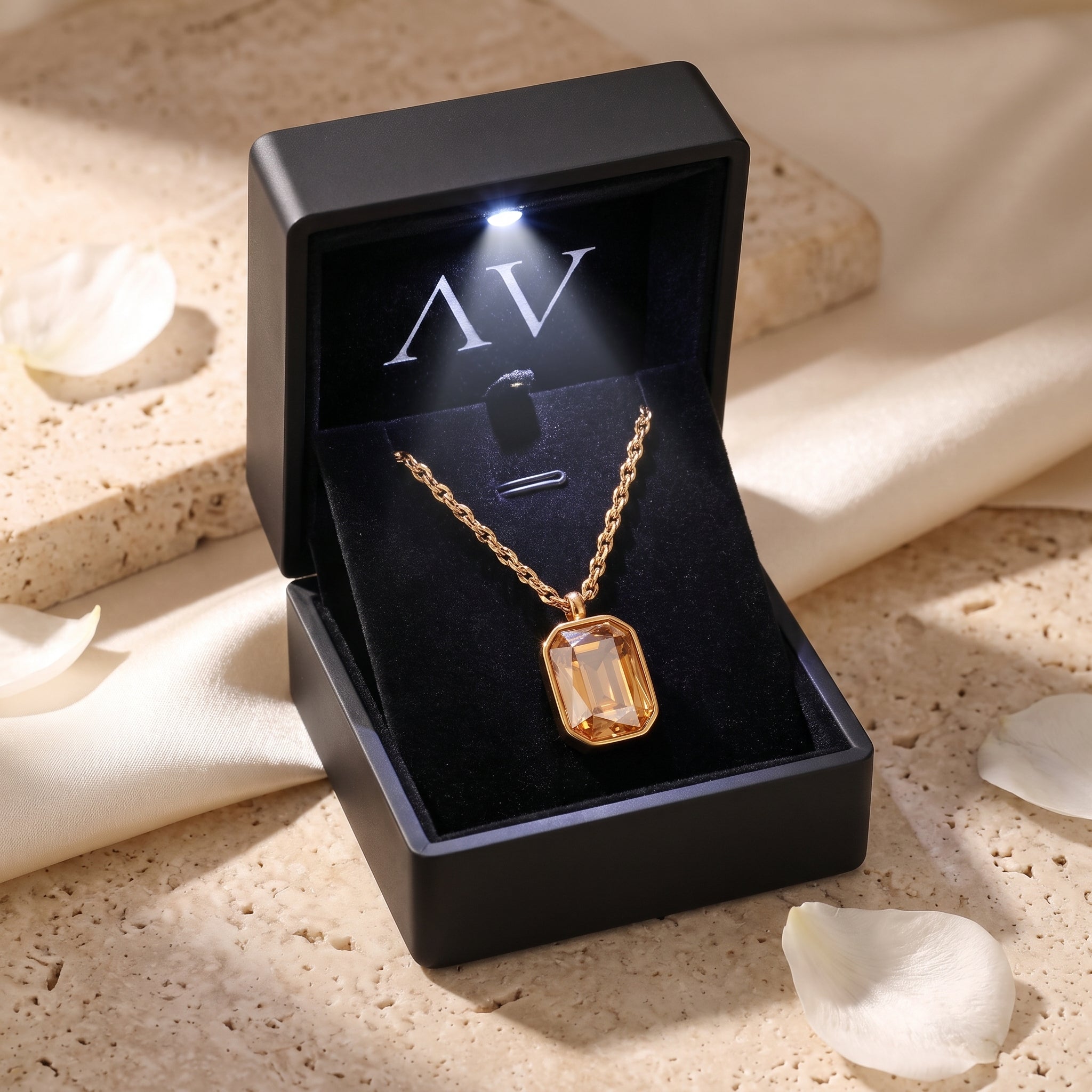 YLQ49001-NECKLACE - Premium LED Gift Box Presentation