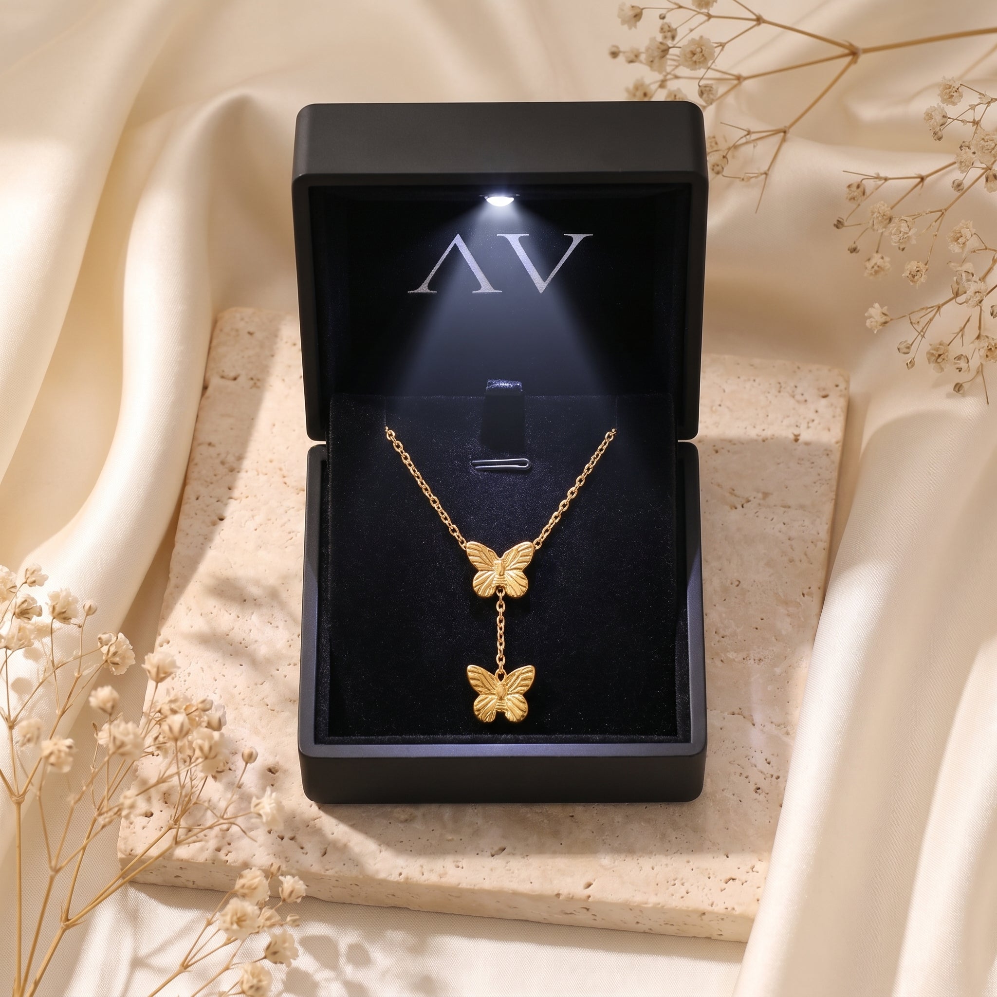 YLQ49101-NECKLACE - Premium LED Gift Box Presentation