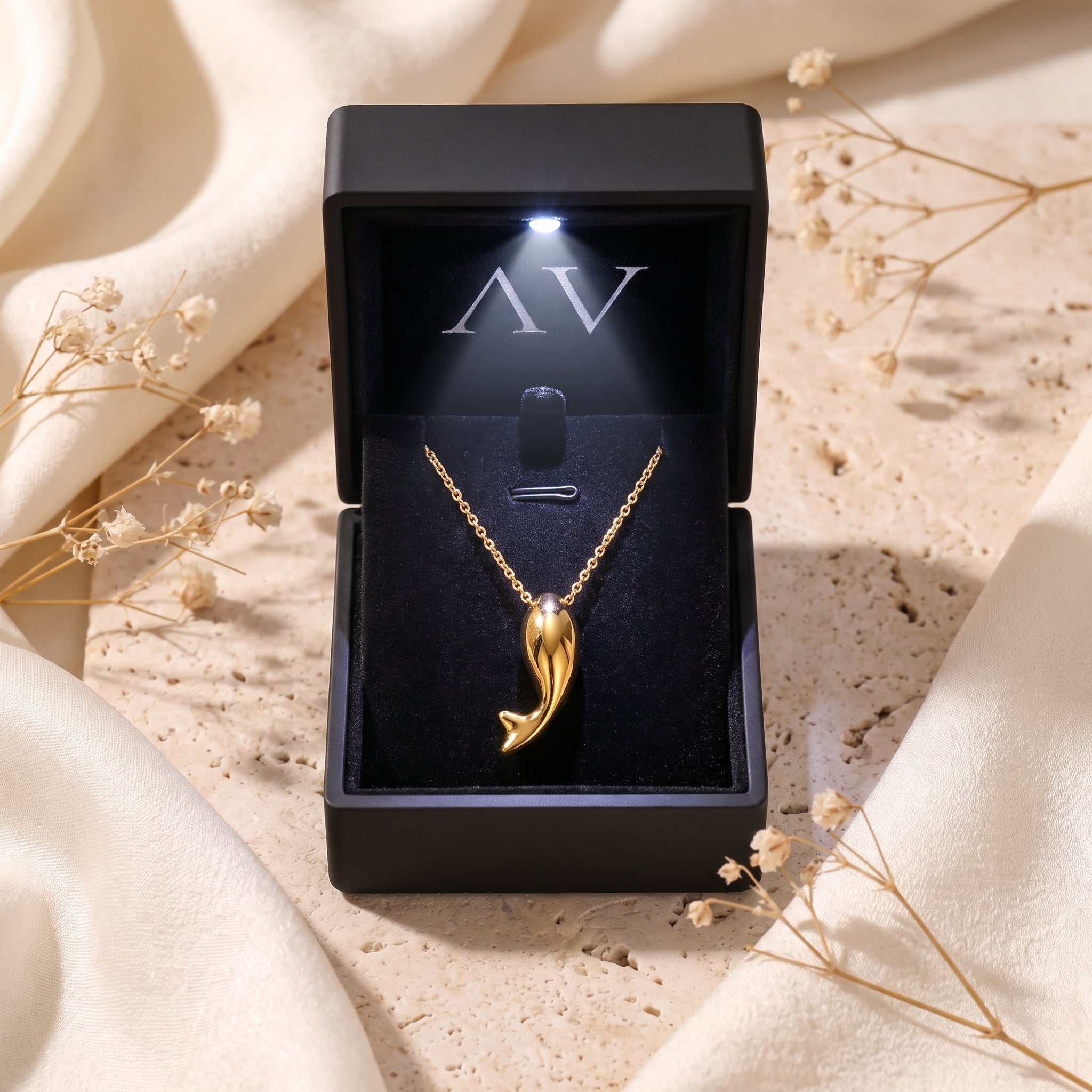 YLQ49119-NECKLACE - Premium LED Gift Box Presentation