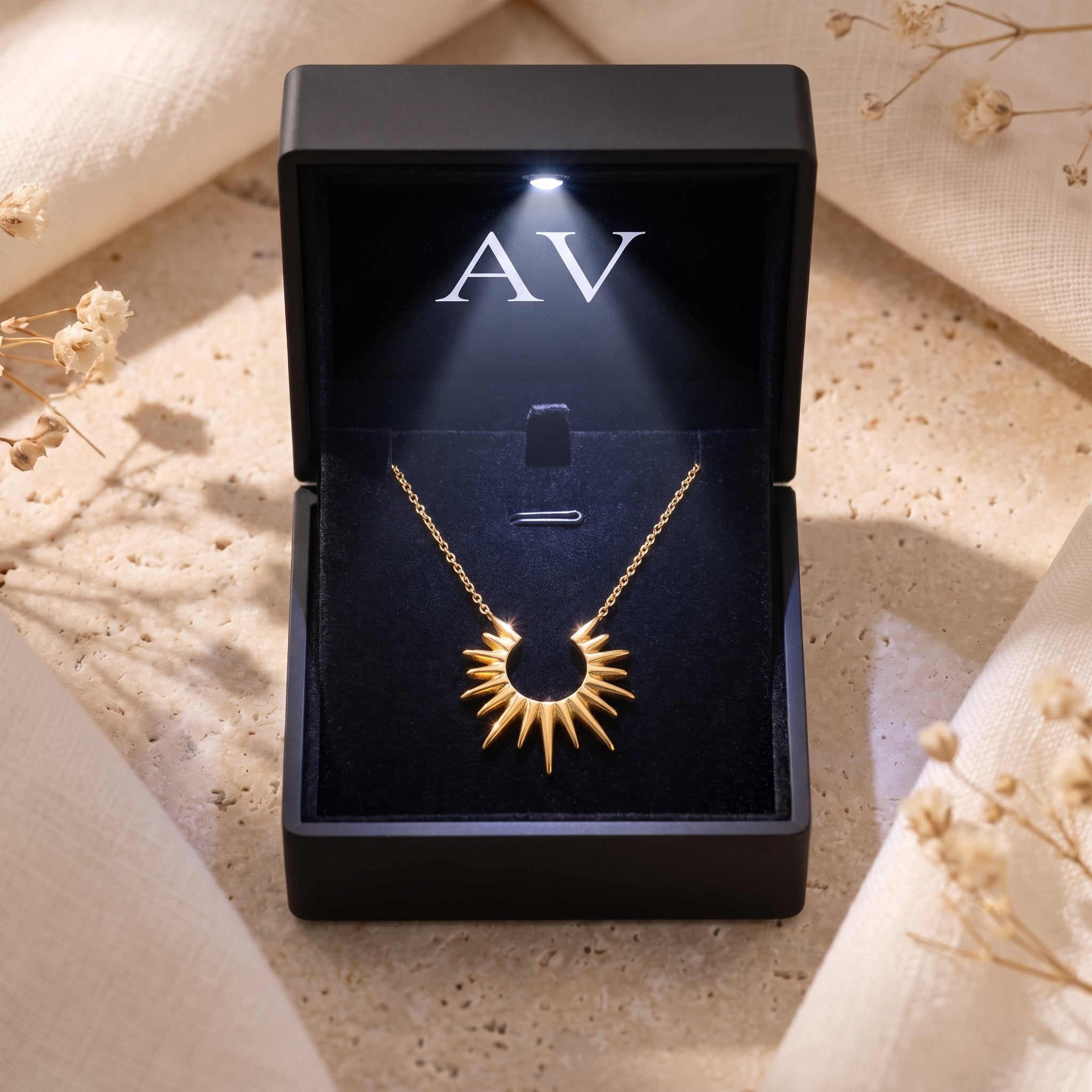 YLQ49168-NECKLACE - Premium LED Gift Box Presentation