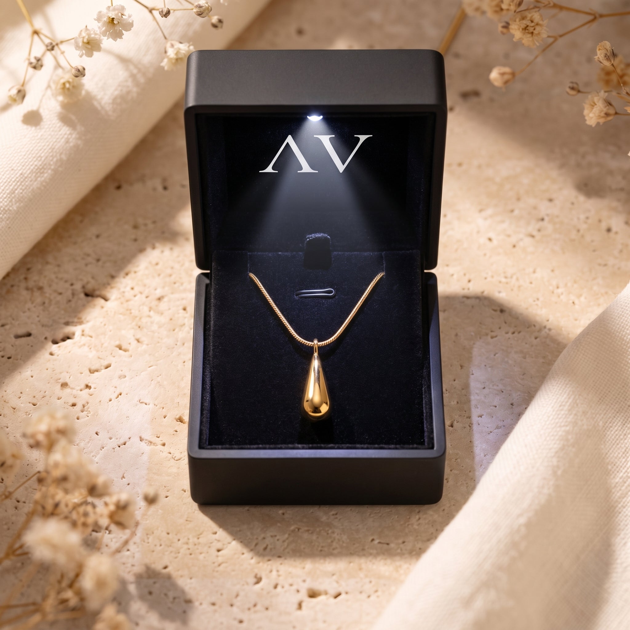 YLQ49200-NECKLACE - Premium LED Gift Box Presentation