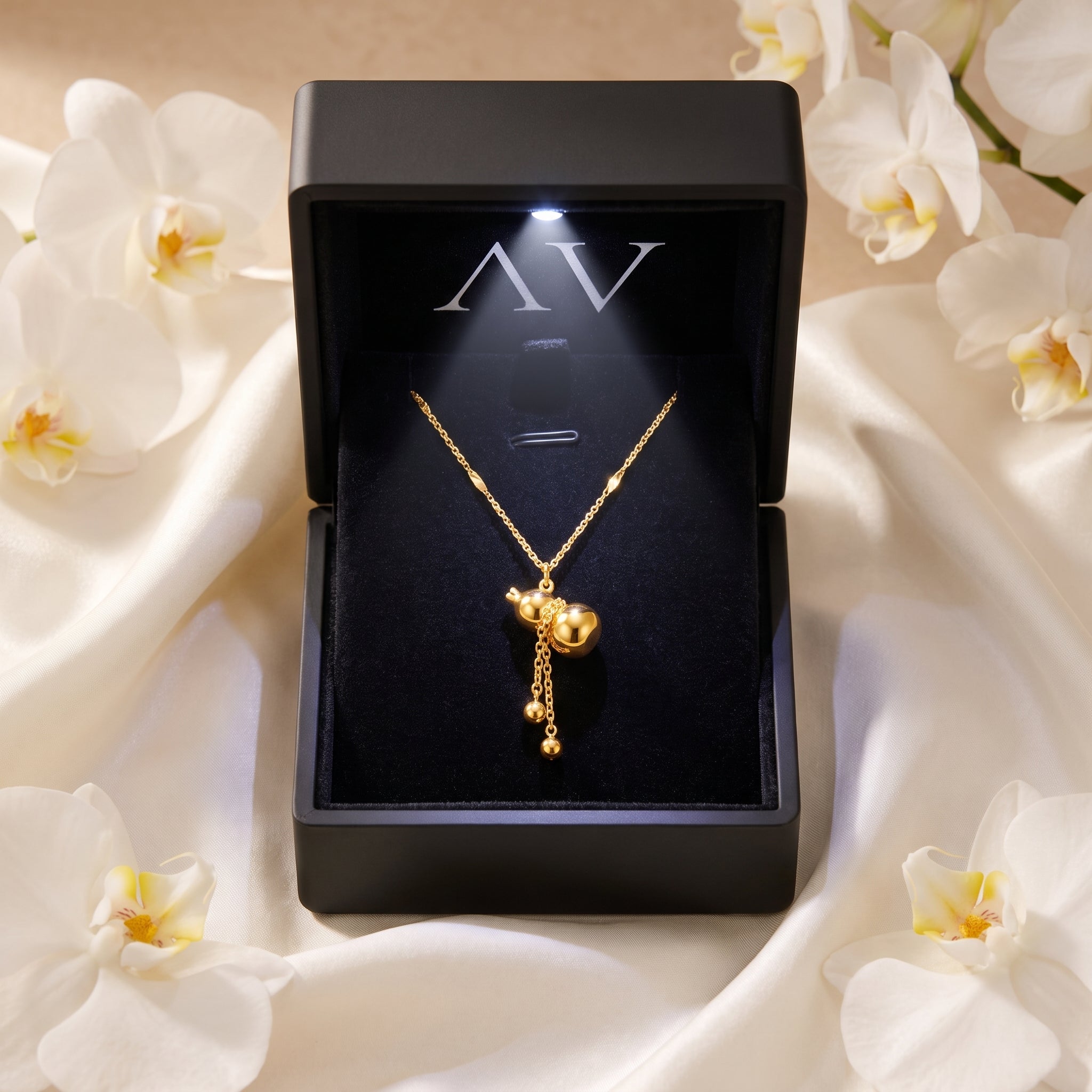 YLQ49385-NECKLACE - Premium LED Gift Box Presentation