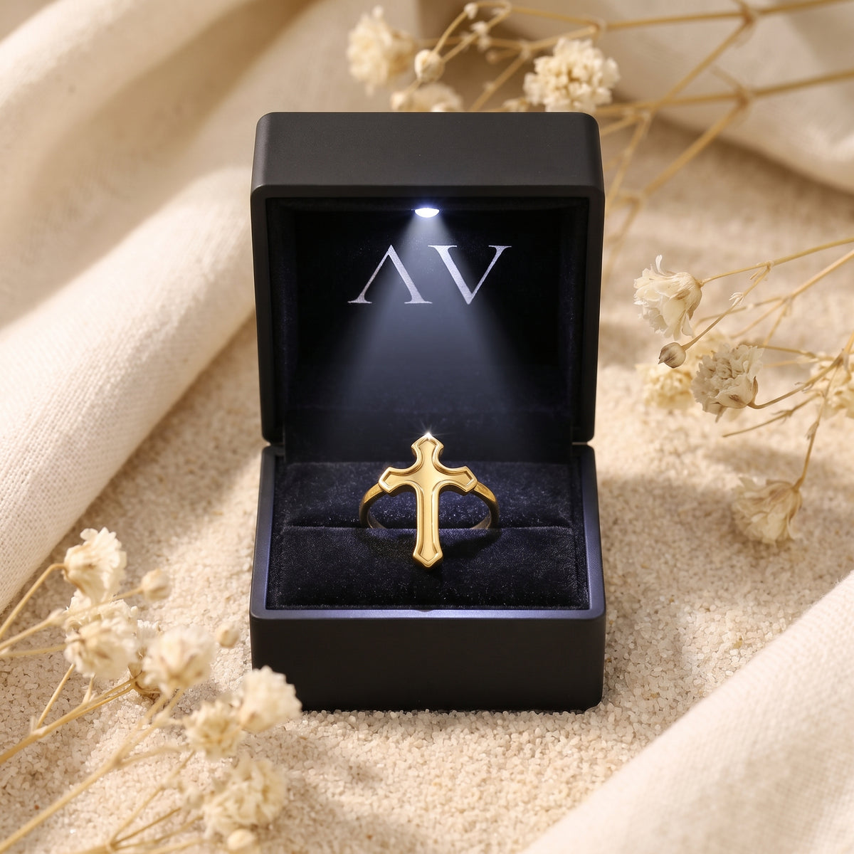 YLQ49617-ring - Premium LED Gift Box Presentation