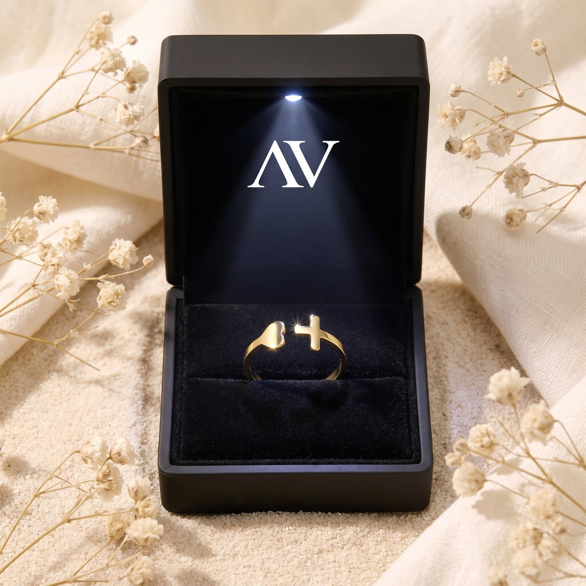 YLQ49619-ring - Premium LED Gift Box Presentation