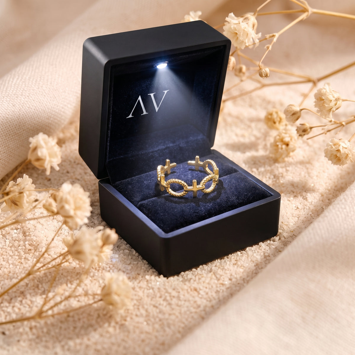 YLQ49621-ring - Premium LED Gift Box Presentation
