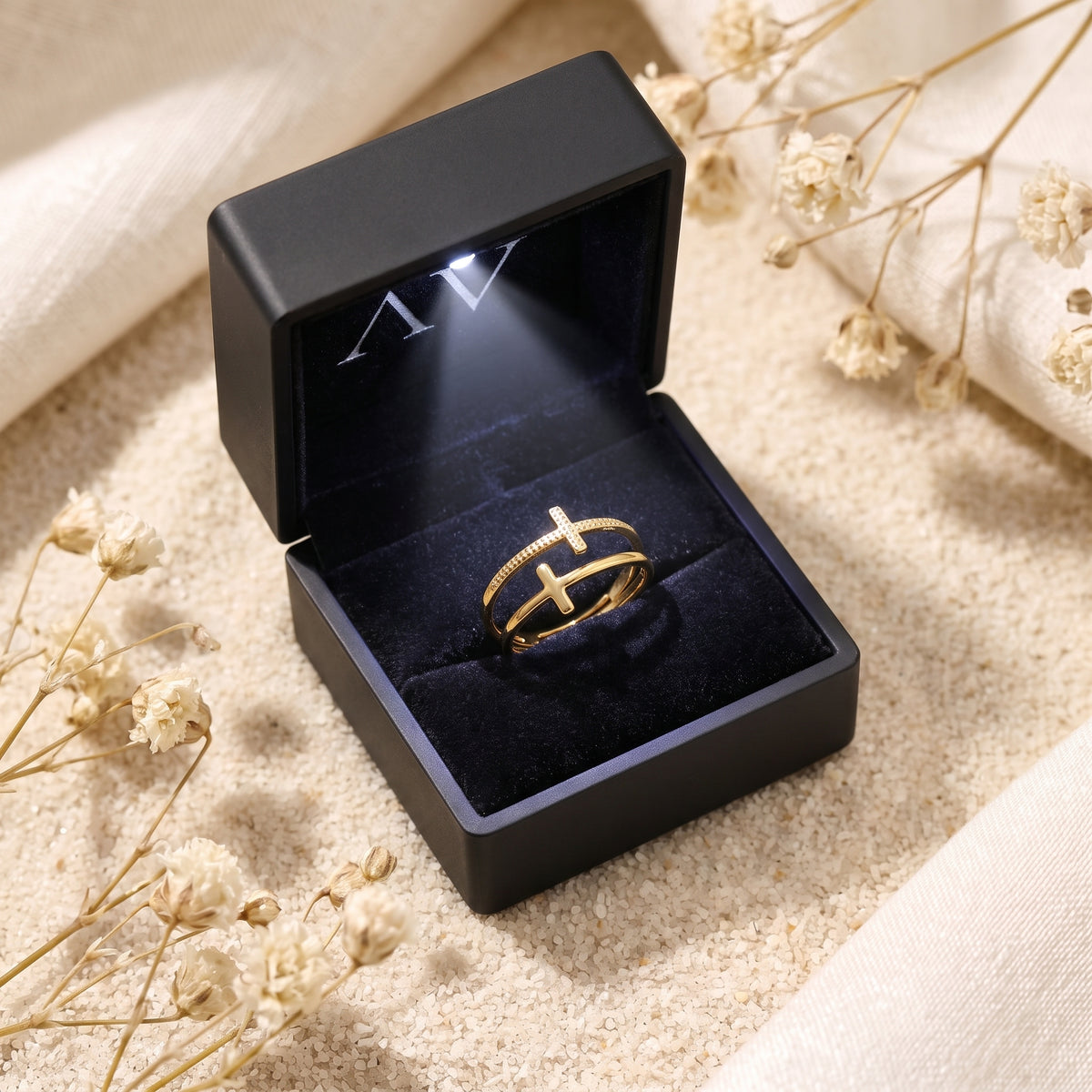 YLQ49622-ring - Premium LED Gift Box Presentation