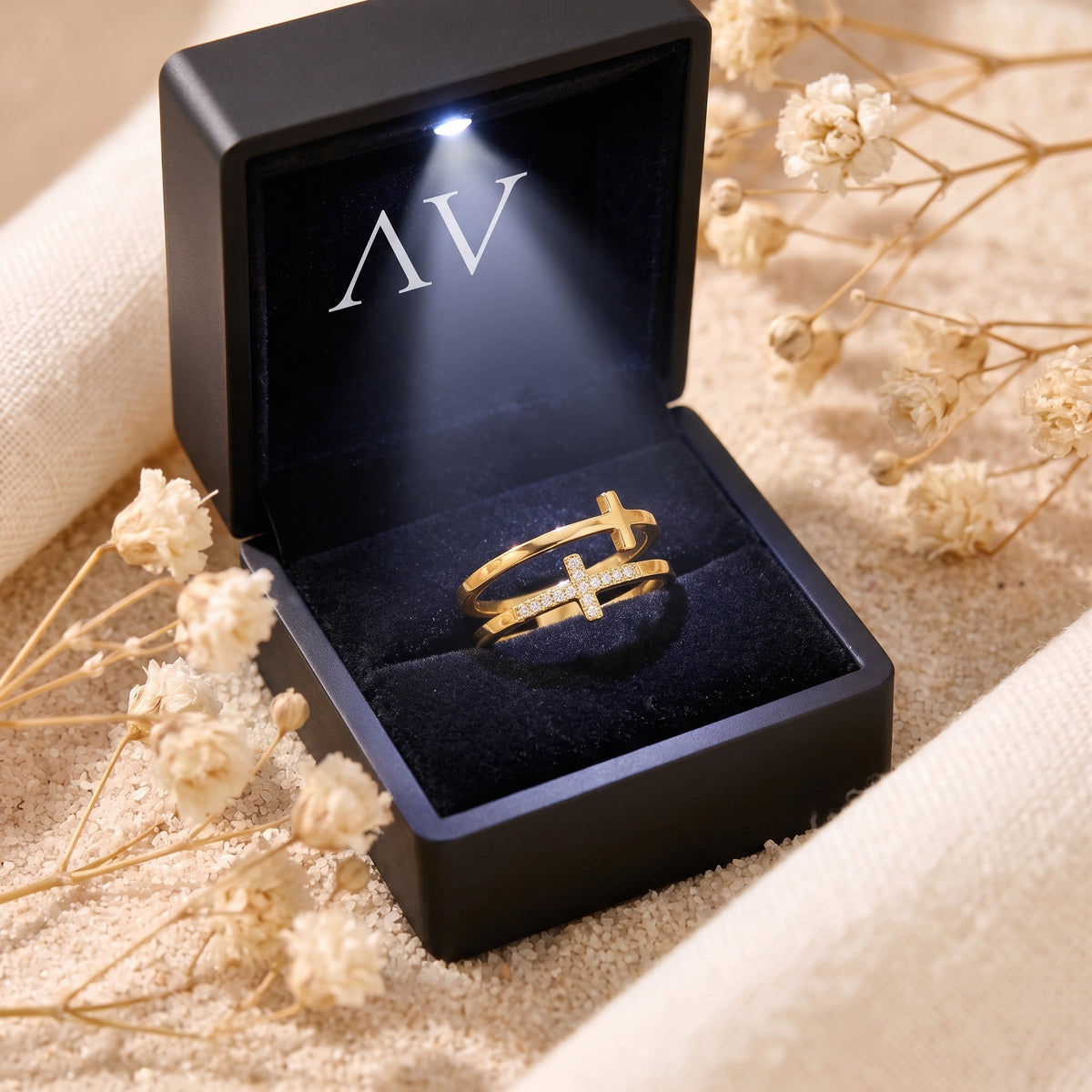 YLQ49623-ring - Premium LED Gift Box Presentation
