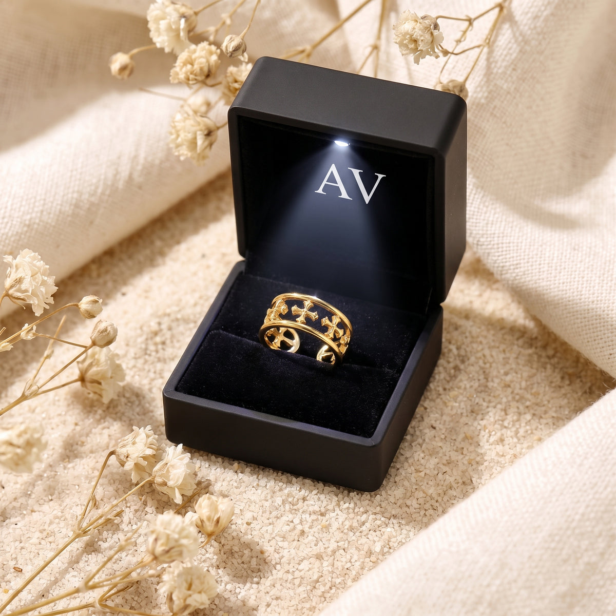 YLQ49625-ring - Premium LED Gift Box Presentation