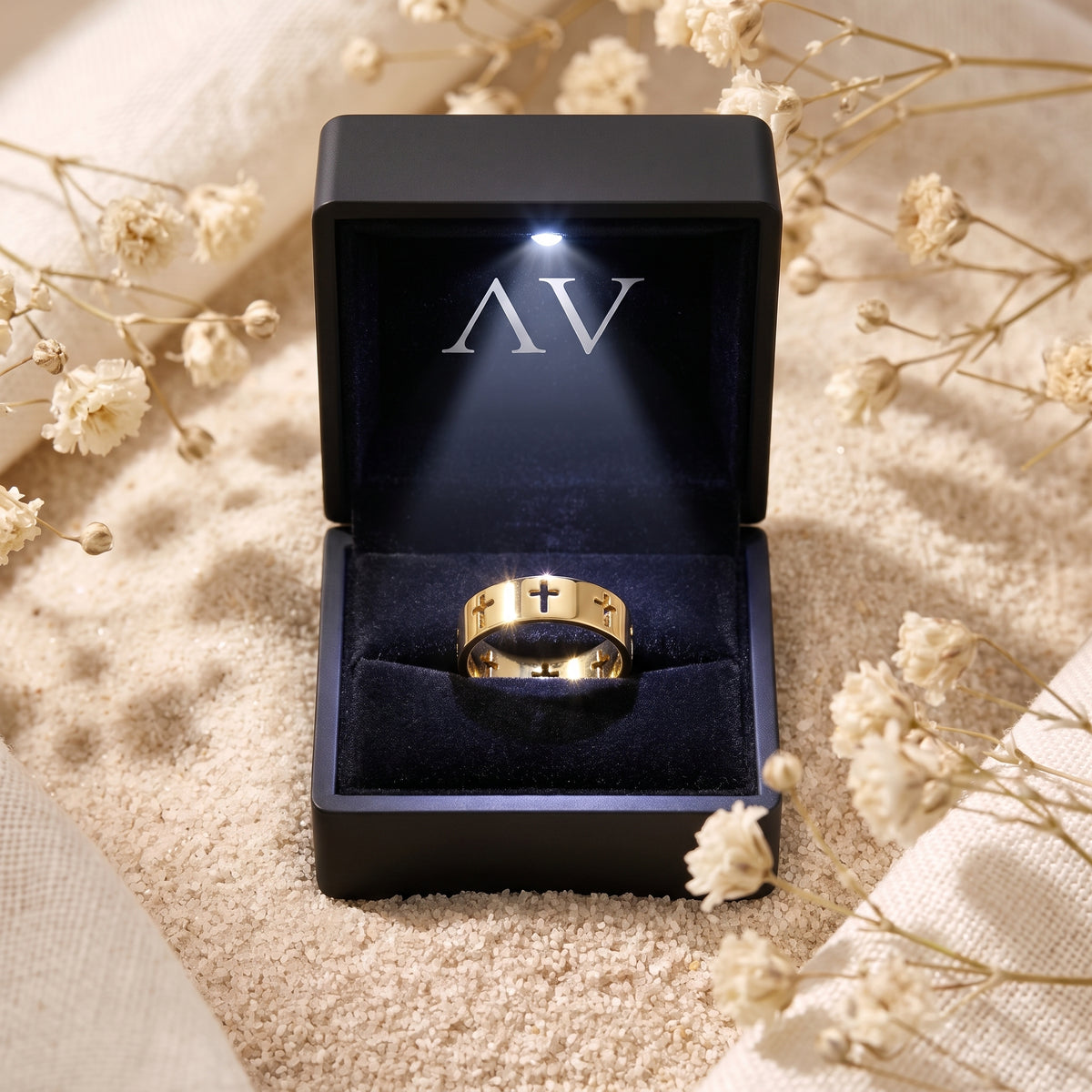 YLQ49628-ring - Premium LED Gift Box Presentation