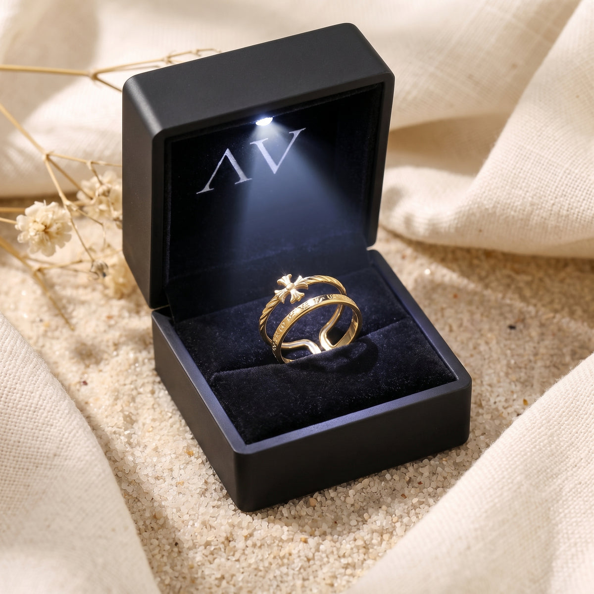 YLQ49641-ring - Premium LED Gift Box Presentation