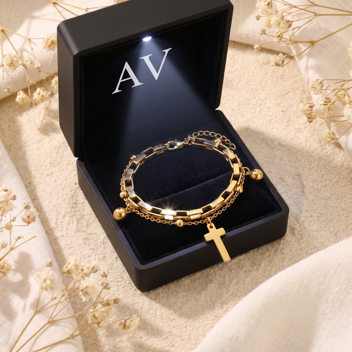 YLQ49827-bracelet - Premium LED Gift Box Presentation