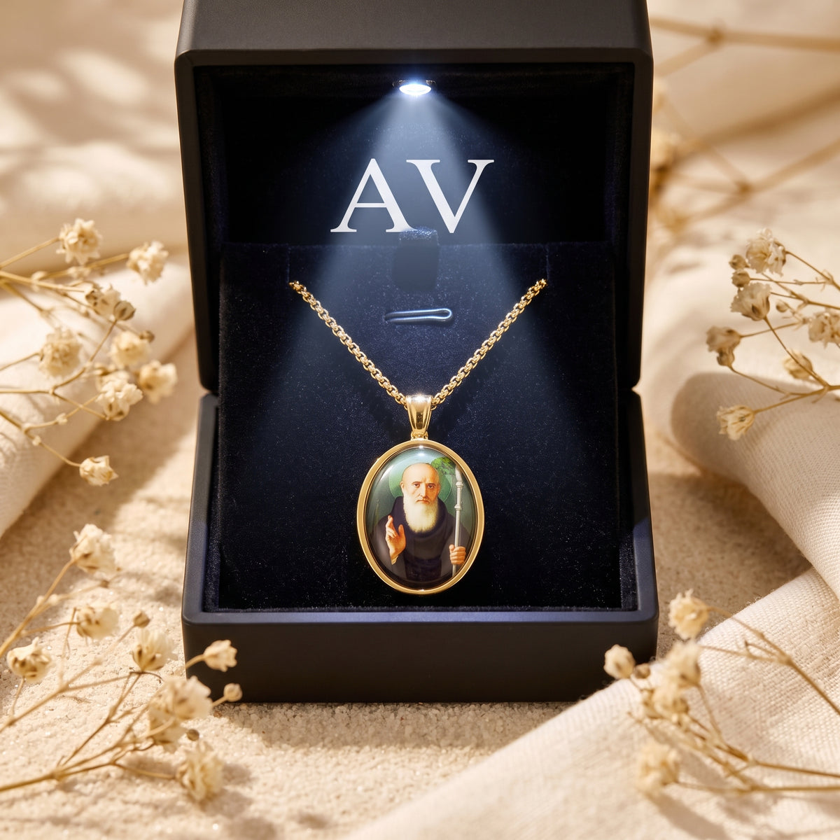 YLQ50591-Necklace - Premium LED Gift Box Presentation