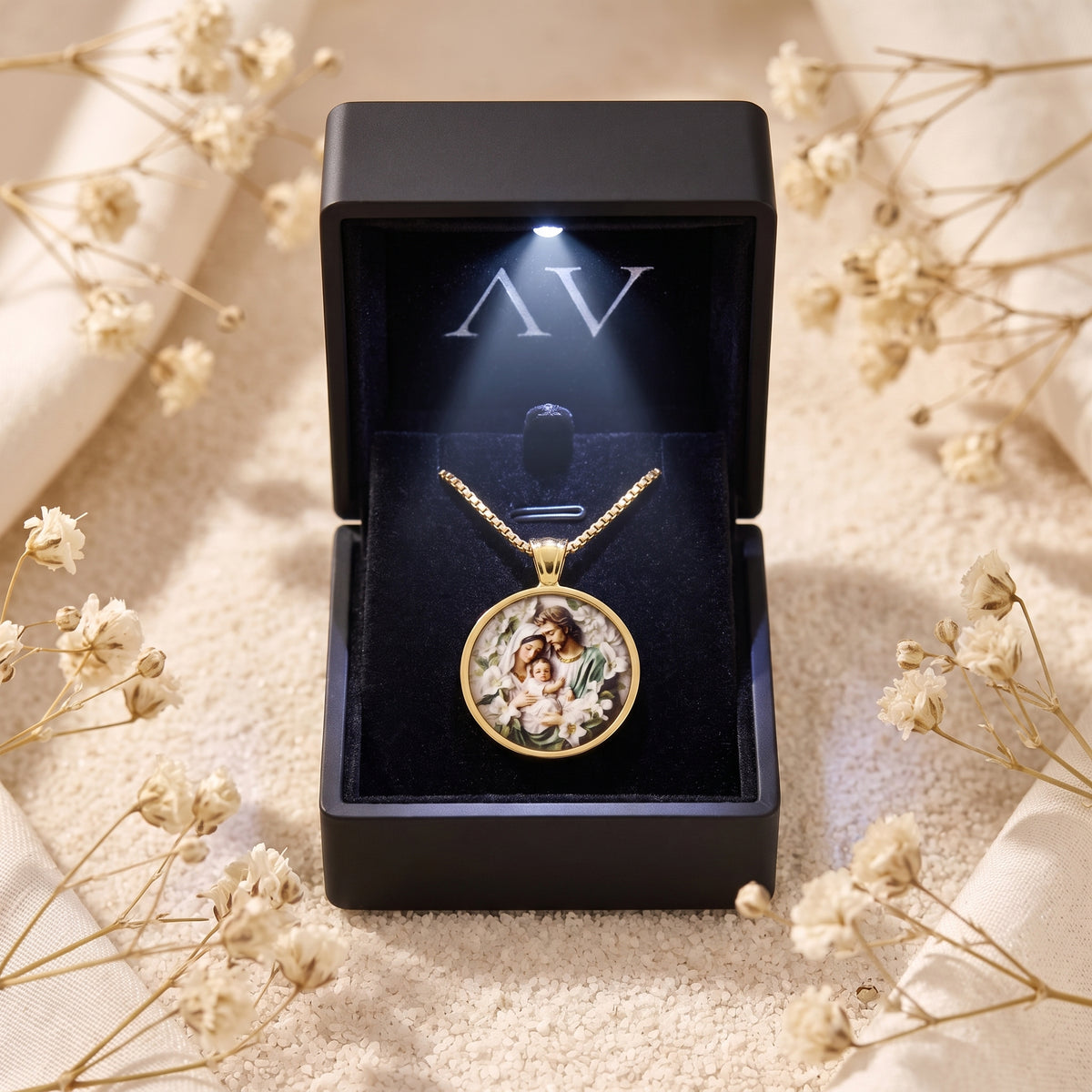 YLQ50593-Necklace - Premium LED Gift Box Presentation