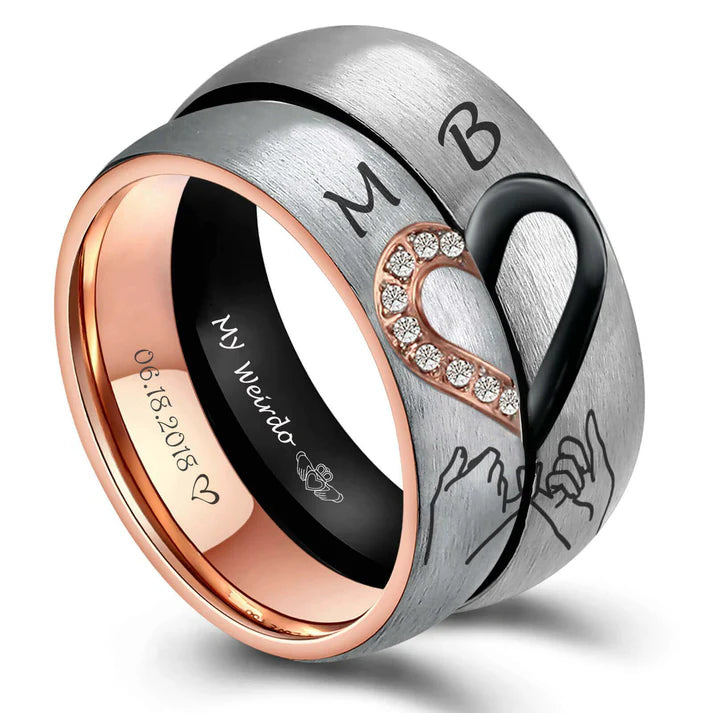 Matching Couples Rings | Beautiful Wife | Mothers Day Gift For Her