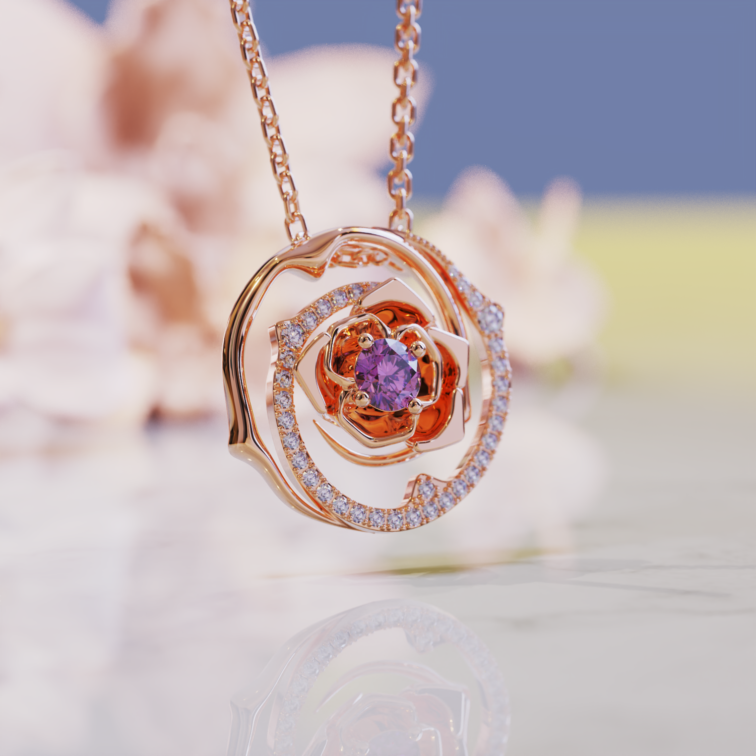 The Zahara Alexandrite Necklace