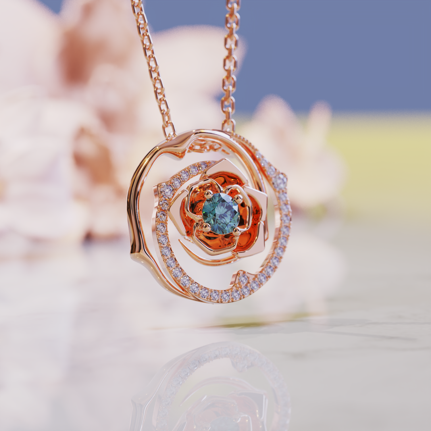 The Zahara Alexandrite Necklace