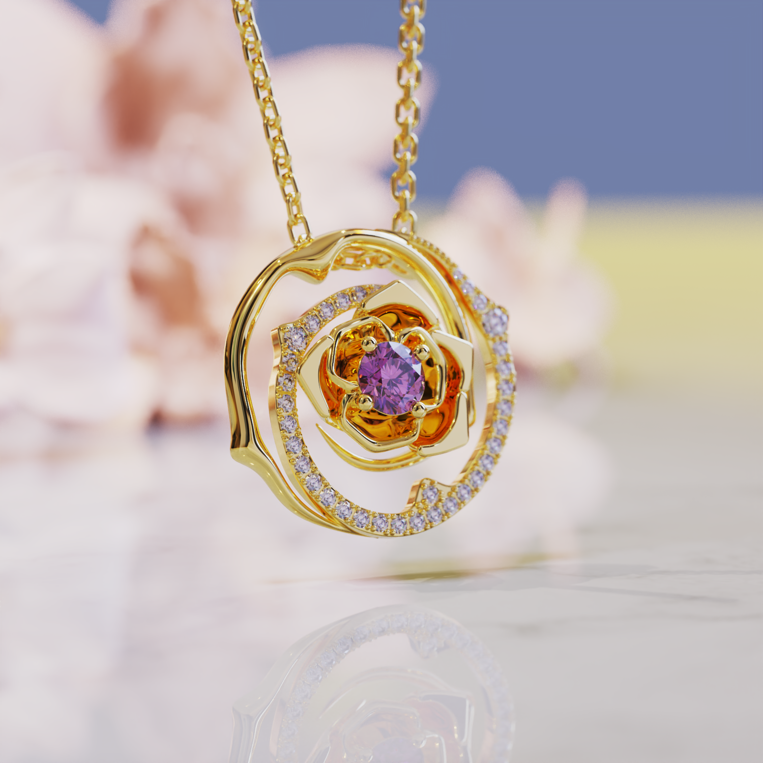 The Zahara Alexandrite Necklace