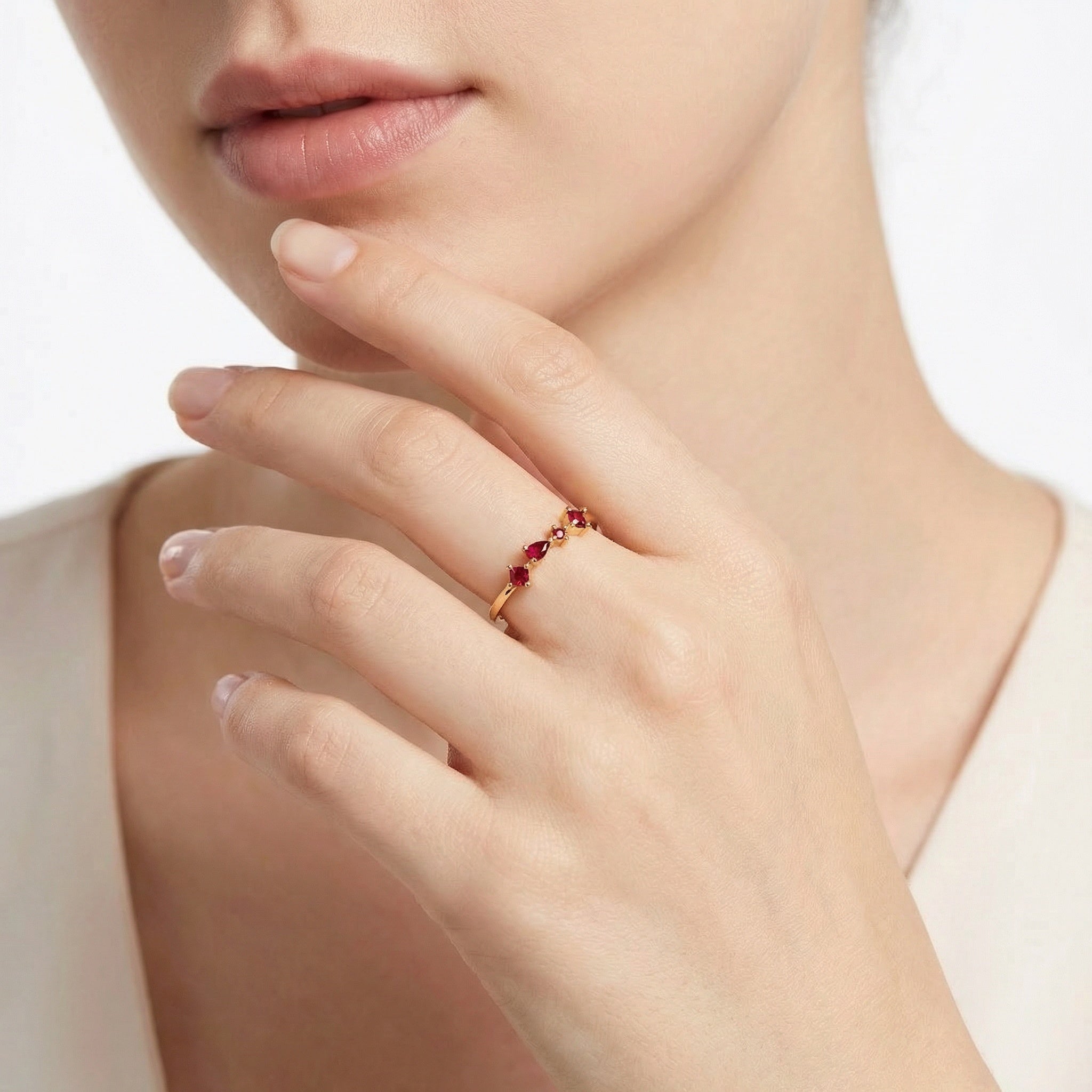 The Julianna Cluster Ring - 18K Gold Vermeil