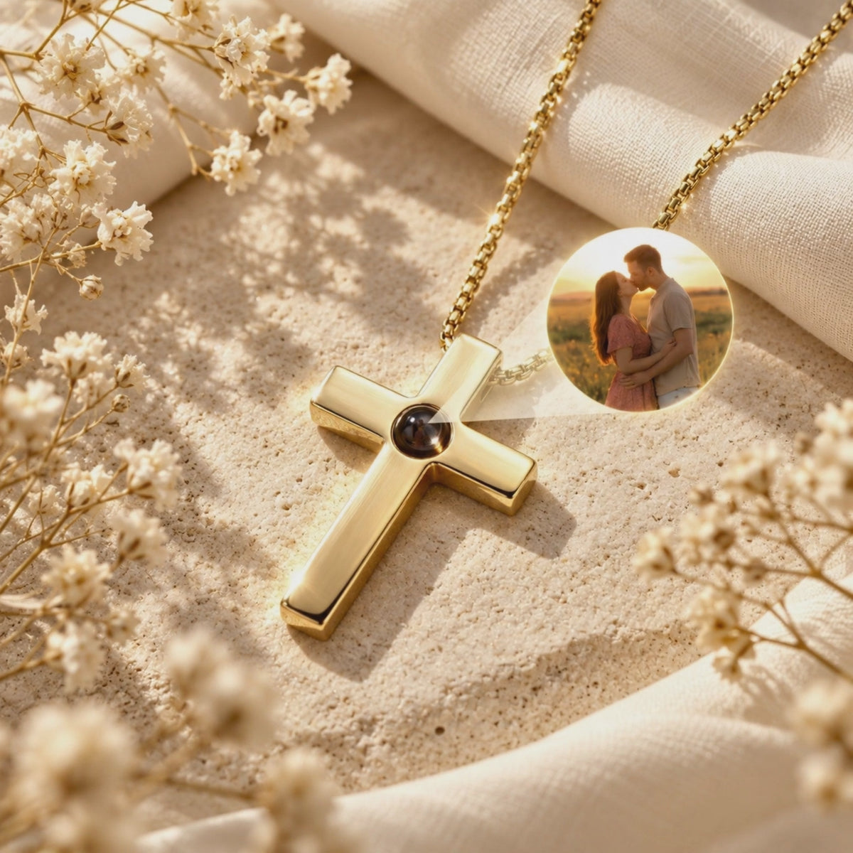 YLQ49572-cross necklace rotation video