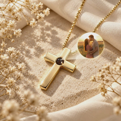 YLQ49572-cross necklace rotation video