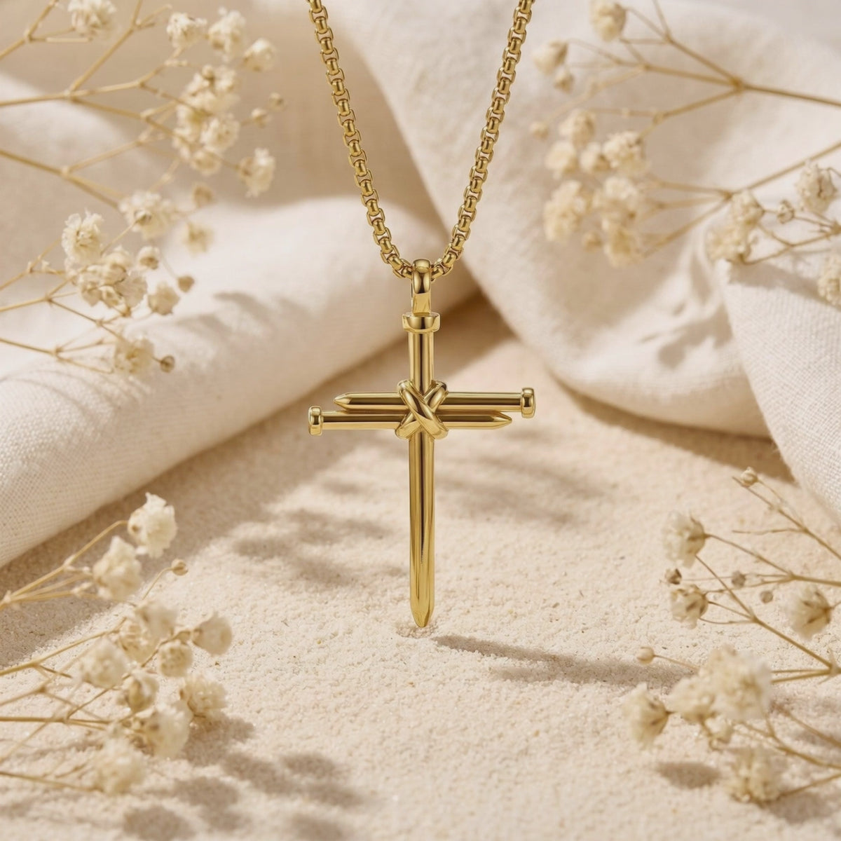 YLQ49648-cross necklace rotation video