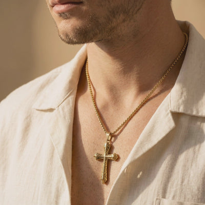 YLQ49664-cross necklace lifestyle video