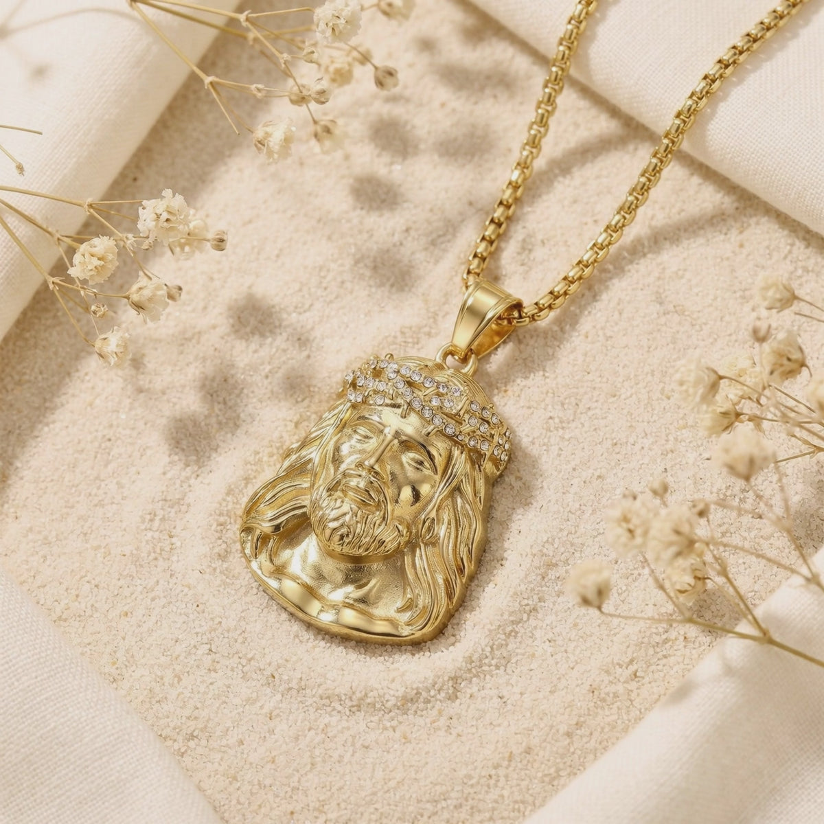 YLQ49700-cross necklace rotation video