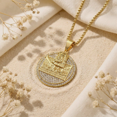 YLQ49706-cross necklace rotation video