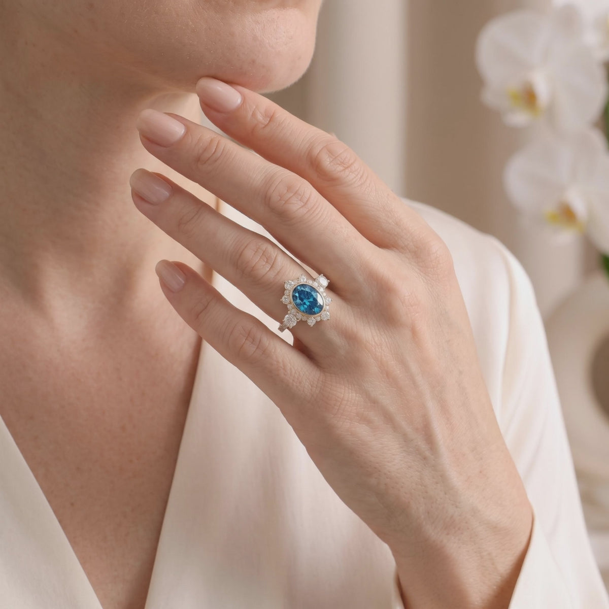 AI0010-OVA-1.5CT-PAVE-BEZEL lifestyle video