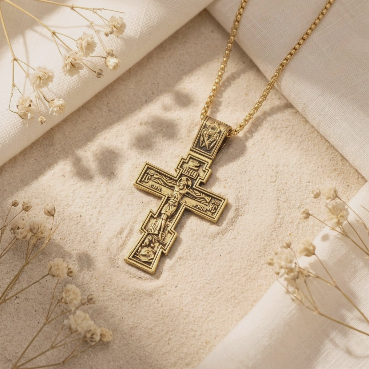 YLQ49661-cross necklace rotation video