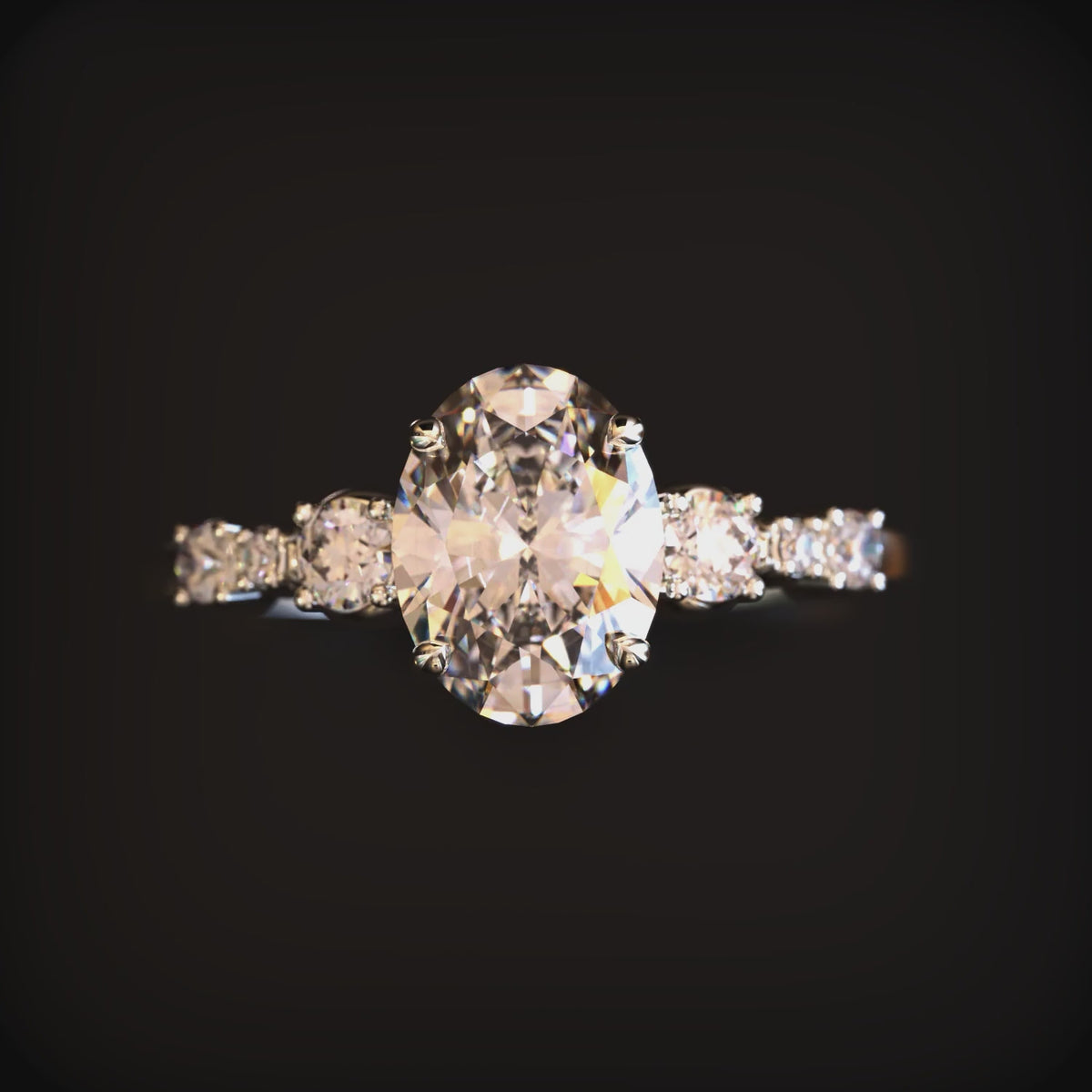The Alina ring in 14K solid gold