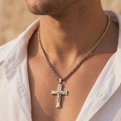 YLQ49656-cross necklace lifestyle video