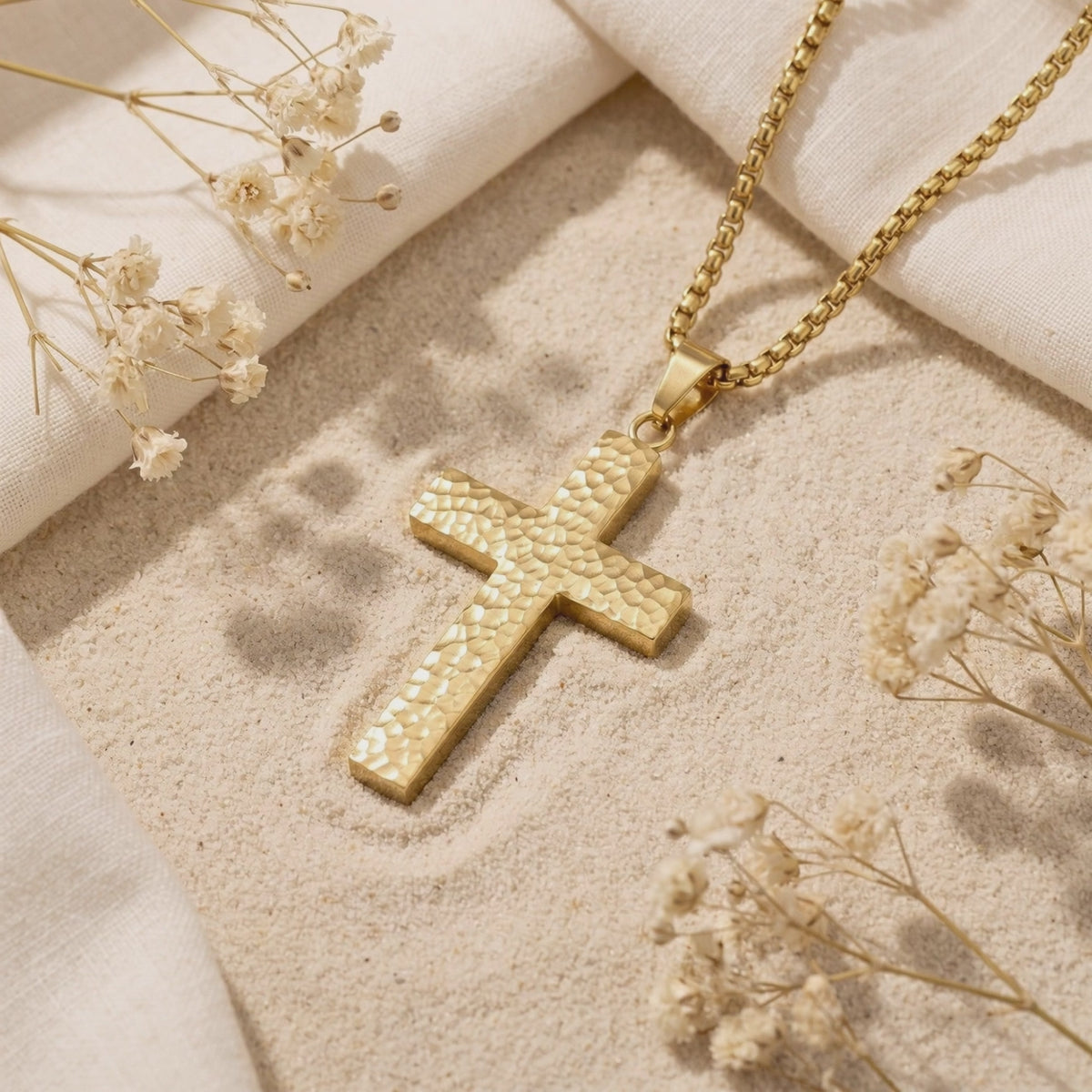 YLQ49671-cross necklace rotation video