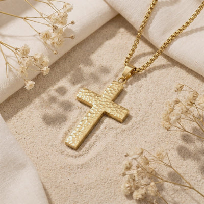 YLQ49671-cross necklace rotation video