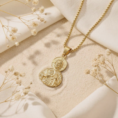 YLQ49703-cross necklace rotation video