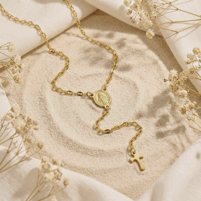 YLQ49556-cross necklace rotation video