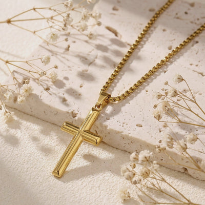 YLQ49599-cross necklace rotation video