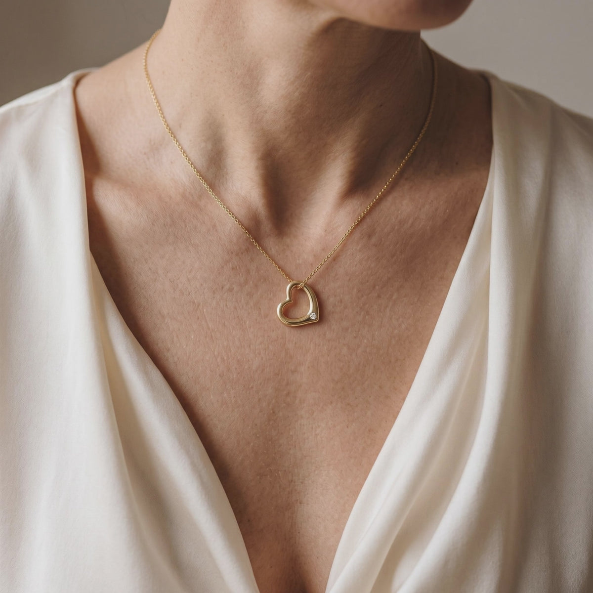 Eternal Love Diamond Heart Necklace — Lifestyle video (10 seconds)