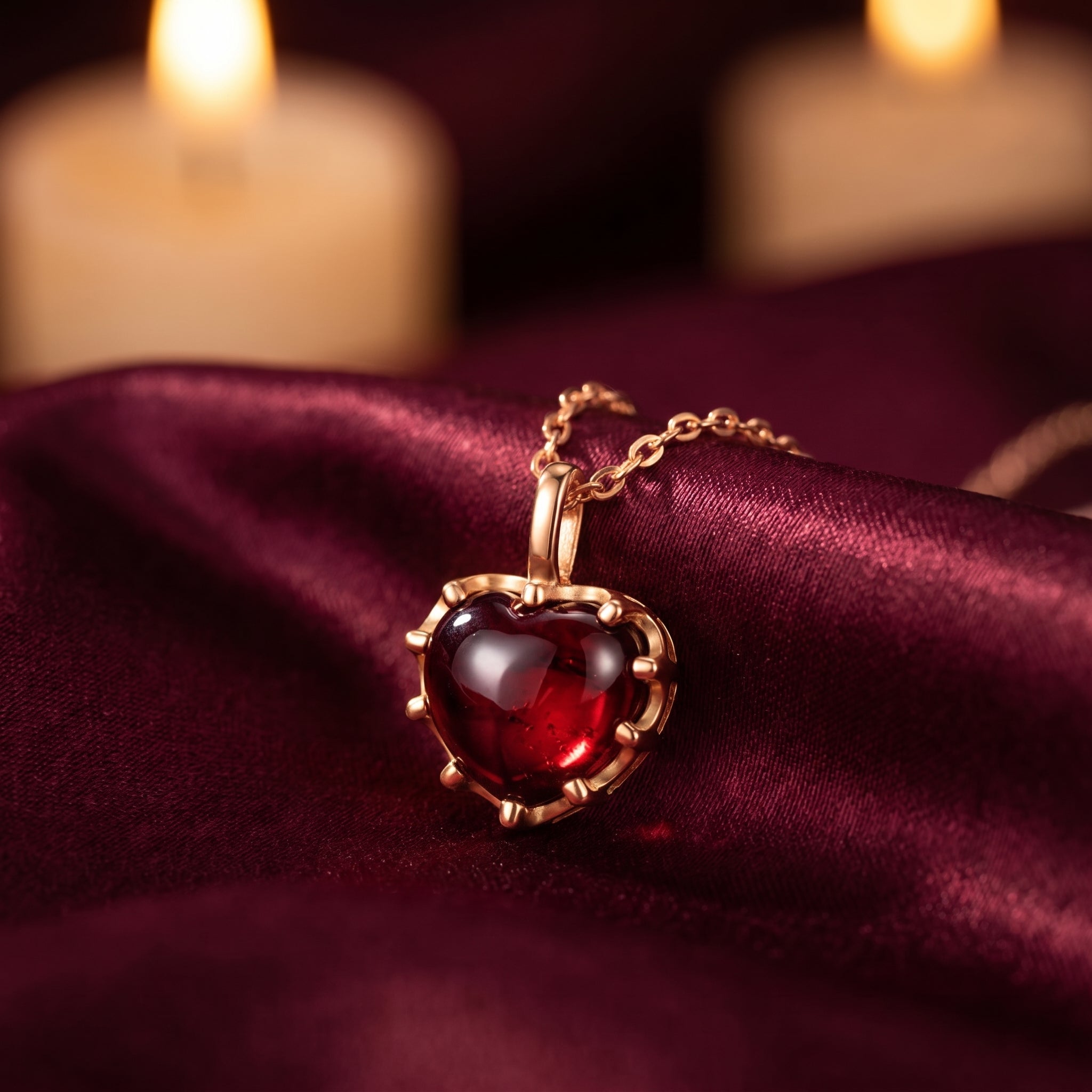 the-altheia-heart-necklace in rose gold finish