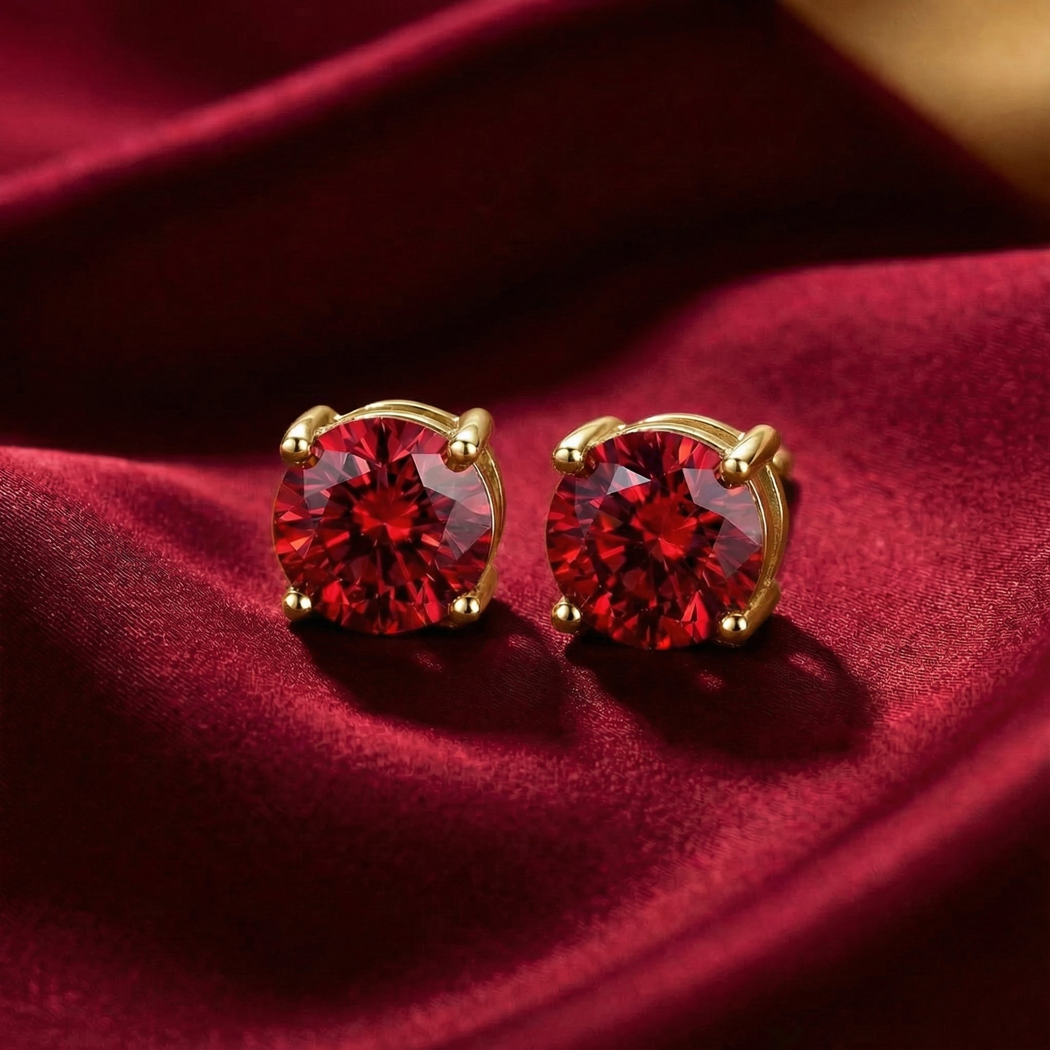 the-amelise-studs-s925-sterling-silver in gold finish