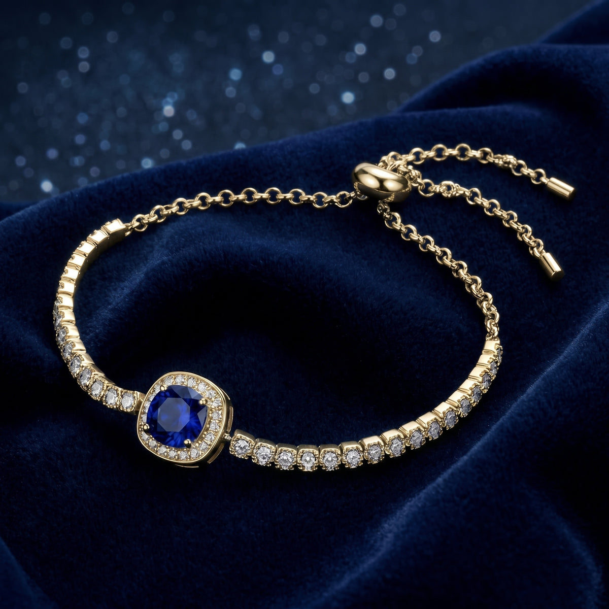 the-caelisse-bolo-bracelet-s925-sterling-silver in gold finish