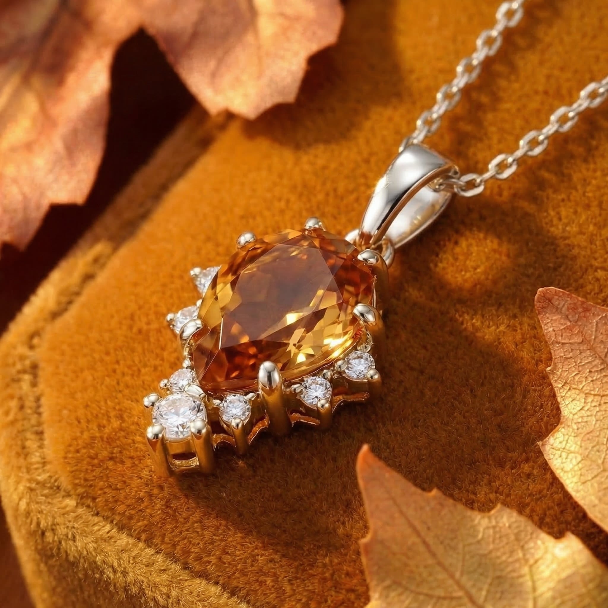 the-calyssie-pear-18k-gold-vermeil in silver finish