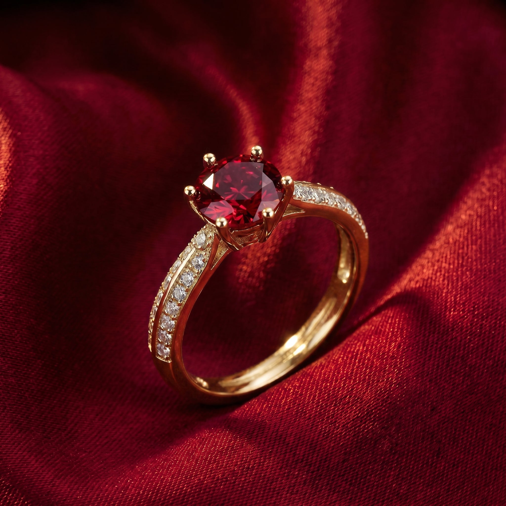 the-carissia-solitaire-s925-sterling-silver in gold finish