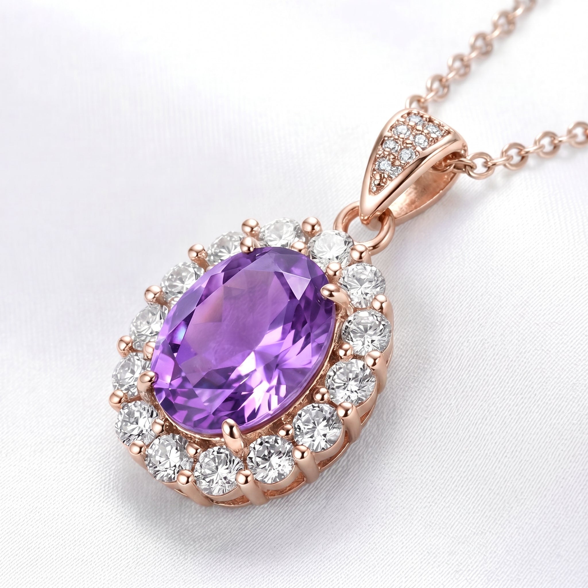 the-genevieve-halo-s925-sterling-silver in rose gold finish