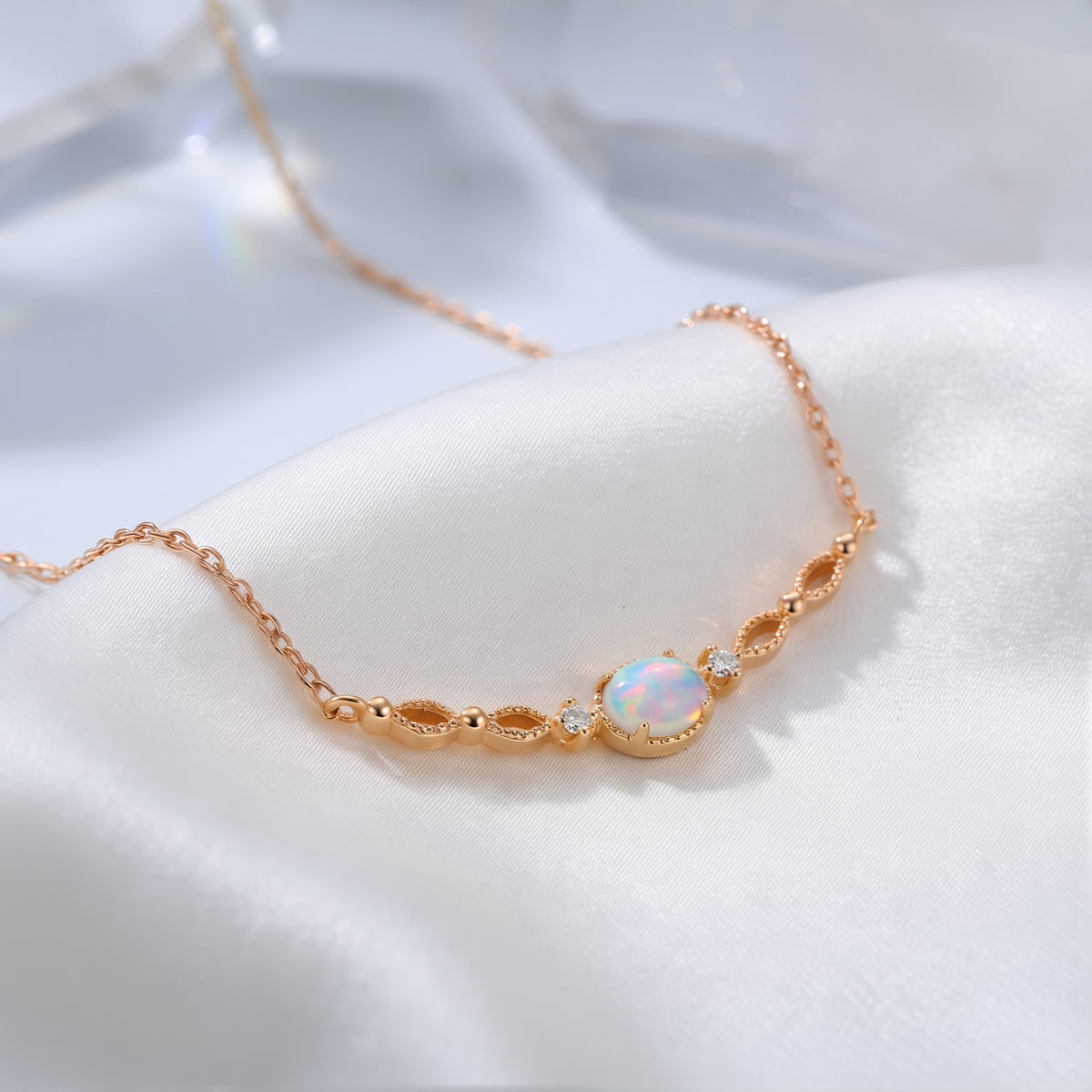 the-lumisara-pendant in rose gold finish